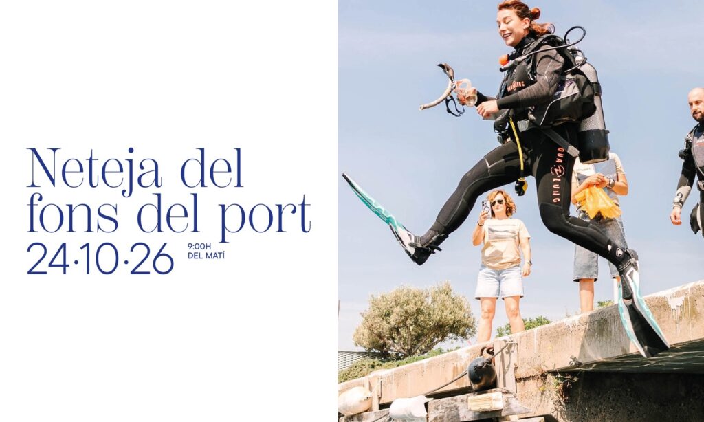 Neteja del fons del port, 24 de octubre de 2026 en Marina Palamós